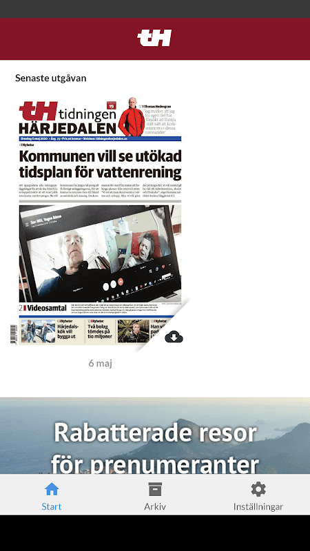 Tidningen Härjedalen e-tidning screenshot 1