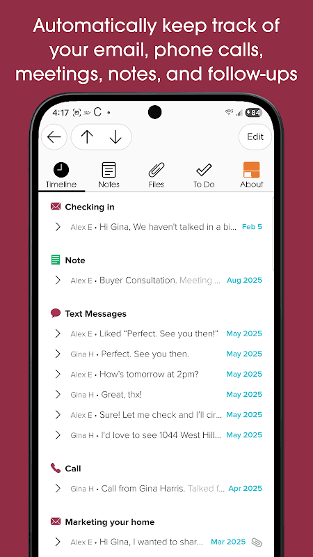 Cloze Relationship Management screenshot 3