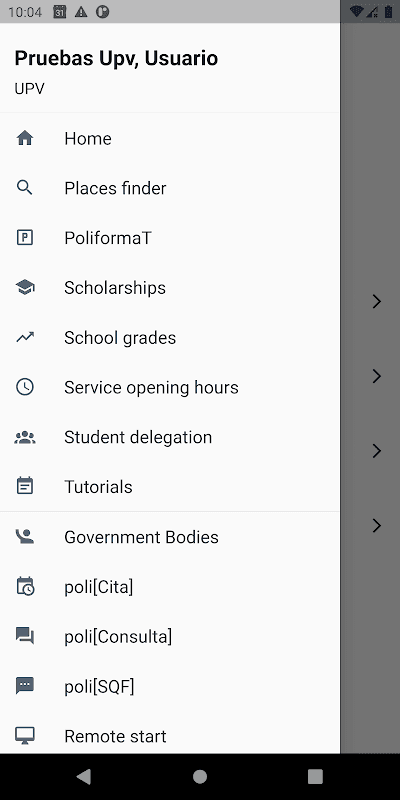 miUPV screenshot 1