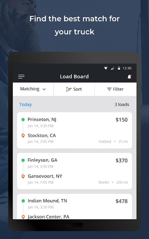 Amil freight screenshot 2