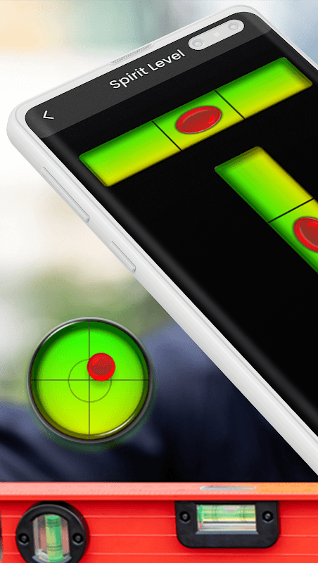 Spirit level and bubble level Meter screenshot 2