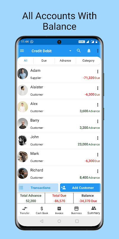 CREDIT DEBIT screenshot 1