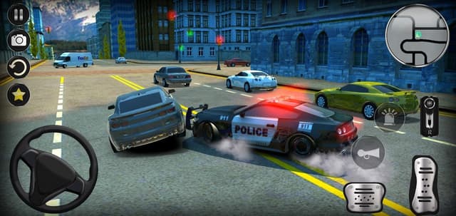 Police Car Drift شرطة الهجوله screenshot 1