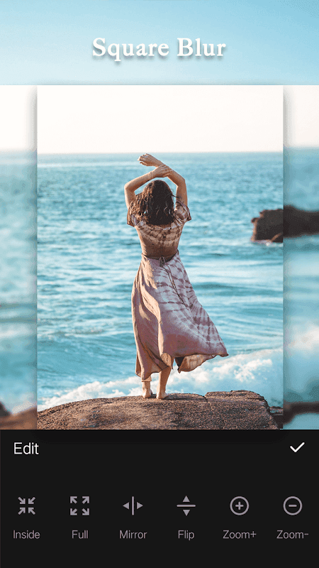 Square Fit-Blur Photo Editor screenshot 1