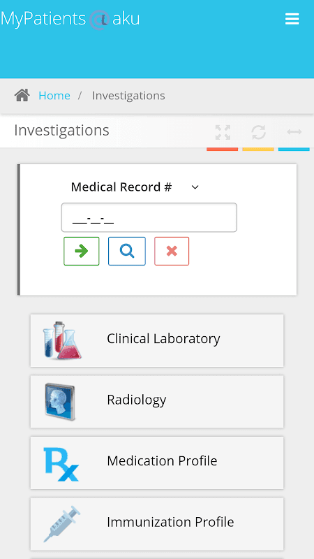 MyPatients@aku screenshot 3