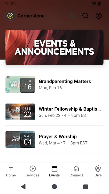 Cornerstone Church NJ screenshot 3