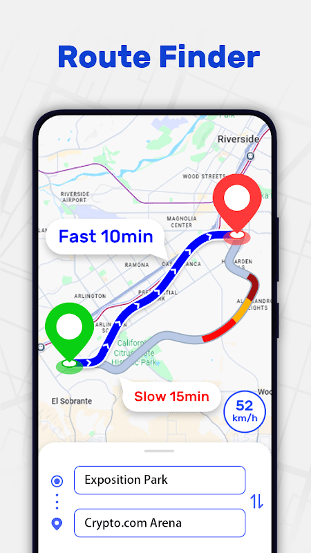 GPS Navigation Route Planner screenshot 2