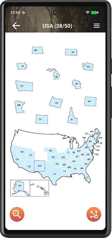 USA Map Puzzle screenshot 3