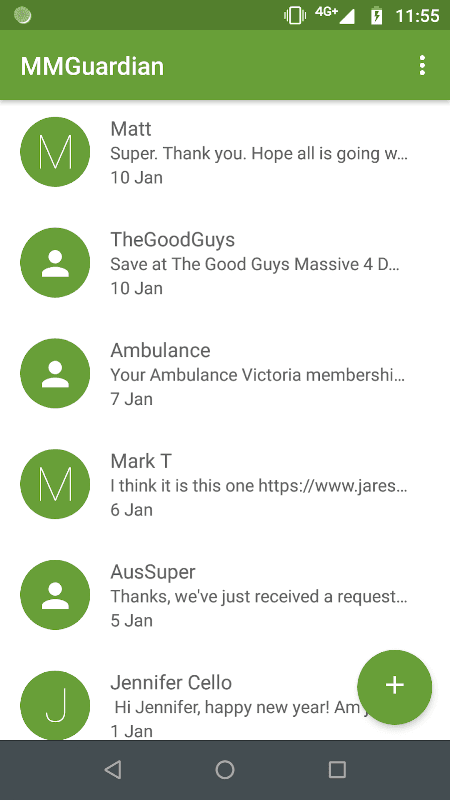 MMGuardian Child Phone App screenshot 2