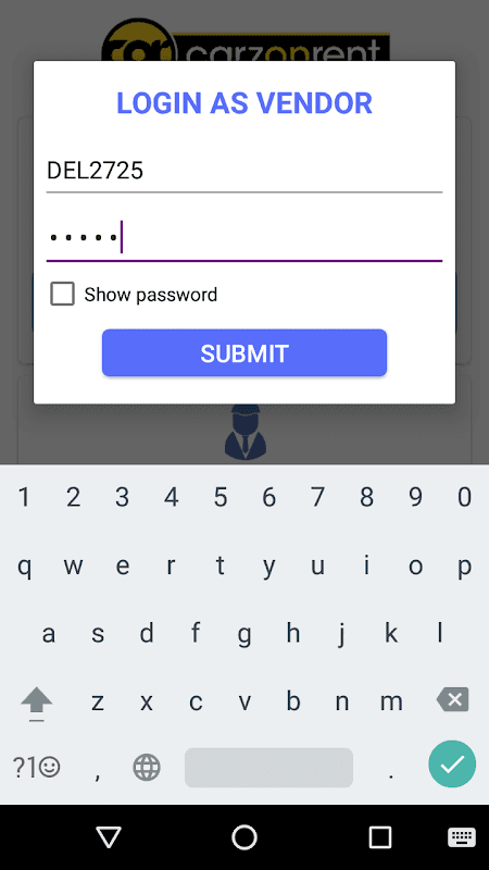 COR- Chauffeur and Vendor App screenshot 5