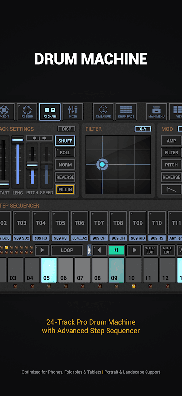 G-Stomper Rhythm: Drum Machine screenshot 1