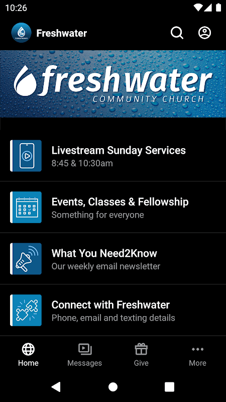 Freshwater Church Wadsworth screenshot 1