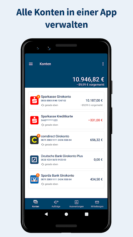 StarMoney - Banking + Kontenübersicht screenshot 1