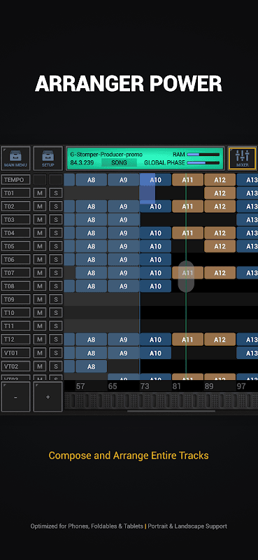 G-Stomper Producer Demo: DAW screenshot 1