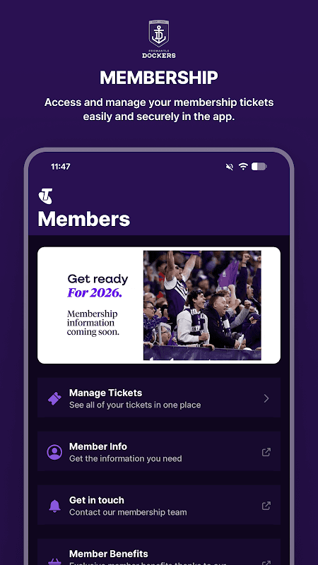 Fremantle Dockers Official App screenshot 5