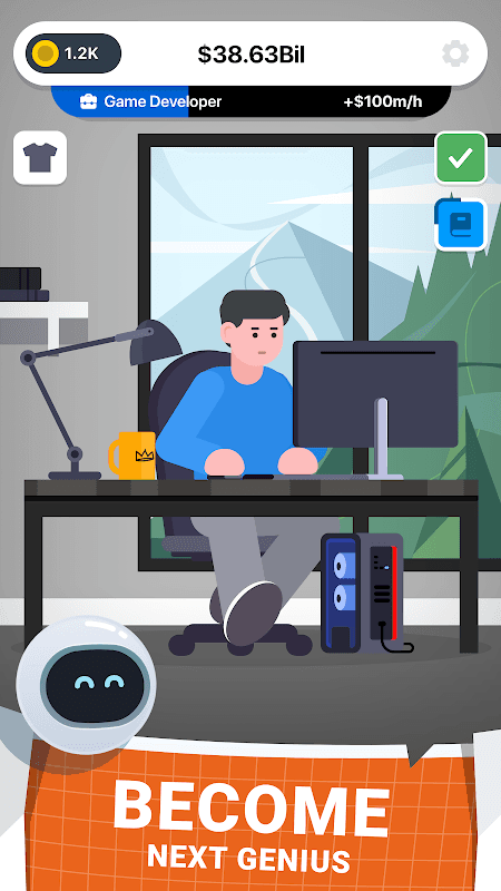 Cyber Dude: Dev Tycoon screenshot 1