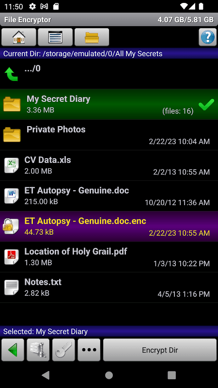 SSE - File & Text Encryption screenshot 2