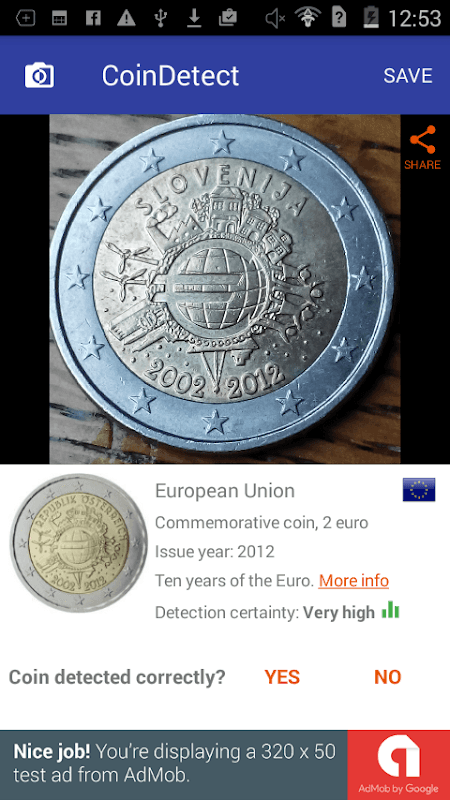 CoinDetect for euro collectors screenshot 5