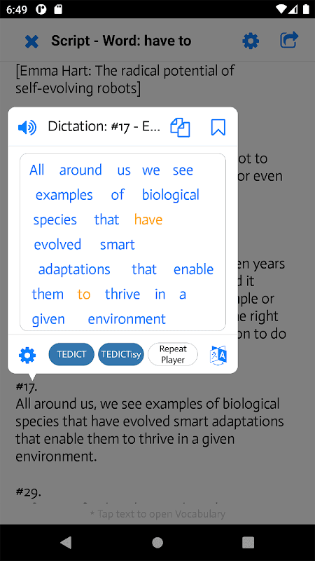 TEDICT screenshot 5