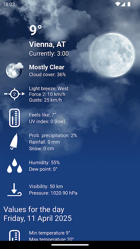 Weather Austria XL PRO screenshot 4
