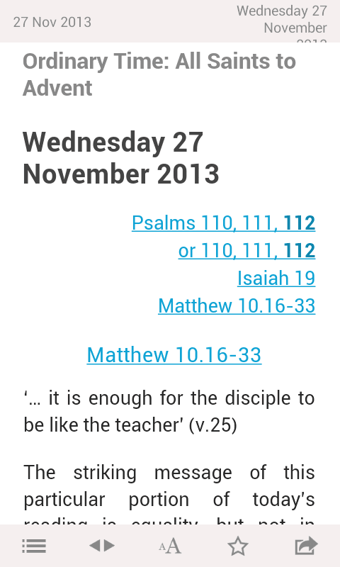 Reflections for Daily Prayer screenshot 1