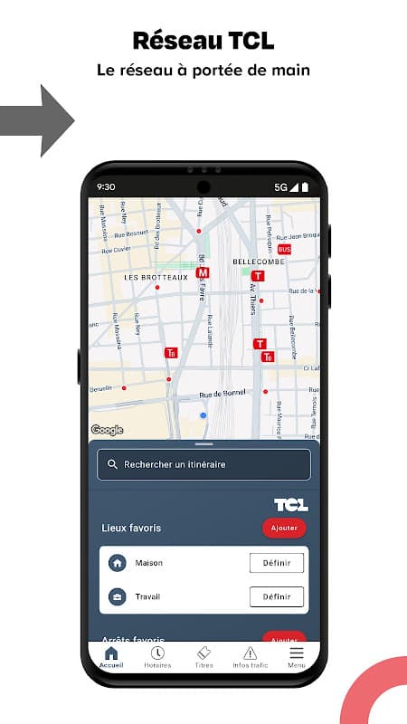 Lyon Public Transport screenshot 1