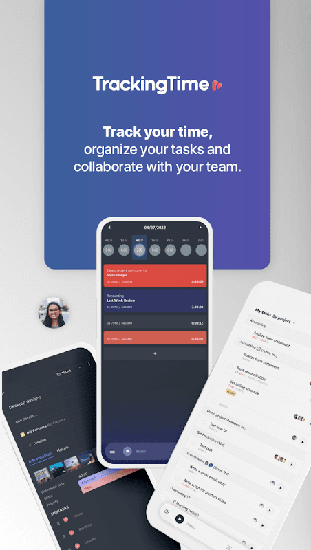 TrackingTime | Time Tracker screenshot 1
