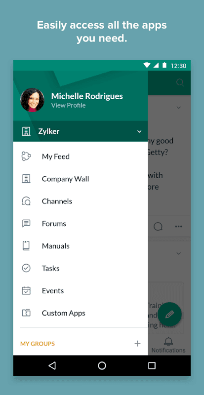Zoho Connect screenshot 6