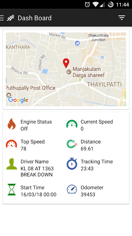 Hashtrace Vehicle Tracking Sys screenshot 2