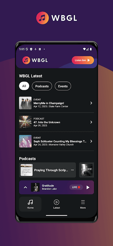 WBGL screenshot 2