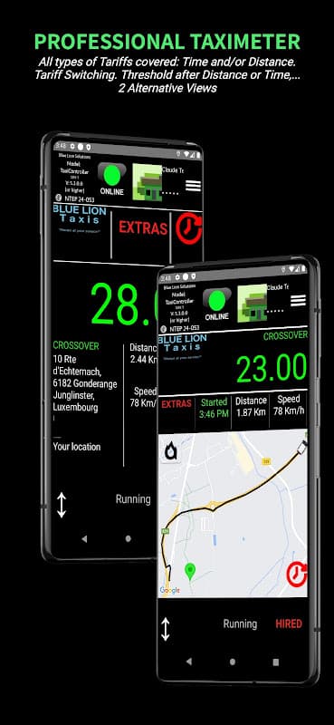 Taximeter-GPS screenshot 1