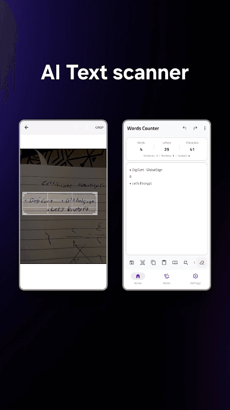 Words Counter: Text editor screenshot 5