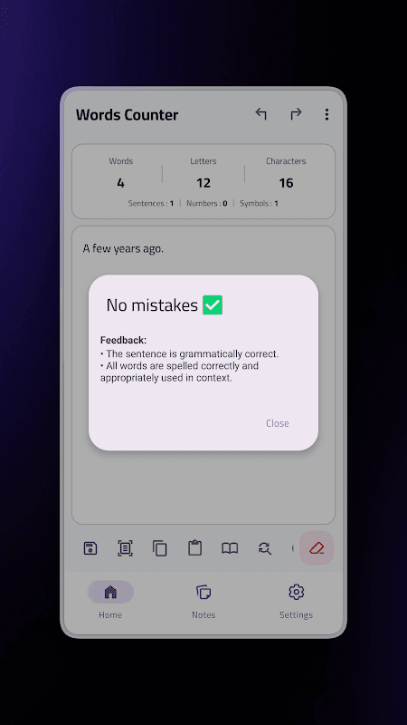 Words Counter: Text editor screenshot 3