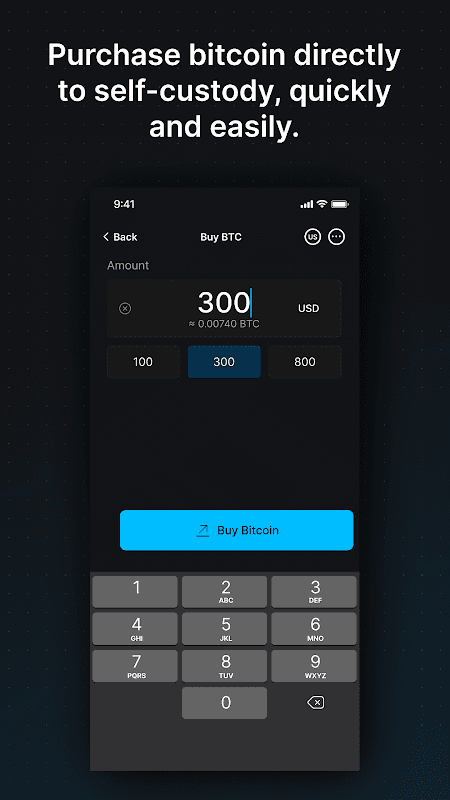 Blockstream BTC Wallet (Green) screenshot 3