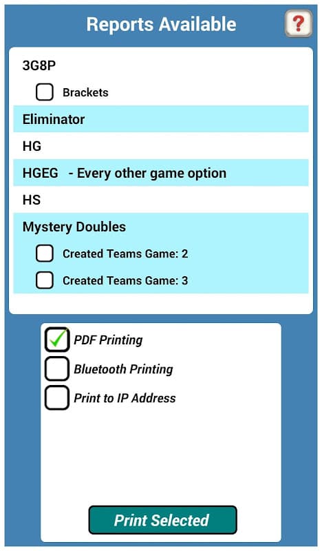 Bowling Brackets / Sidepots screenshot 5