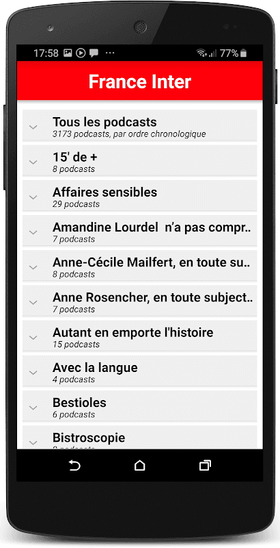 BlablaCast: Radios et Podcasts screenshot 3