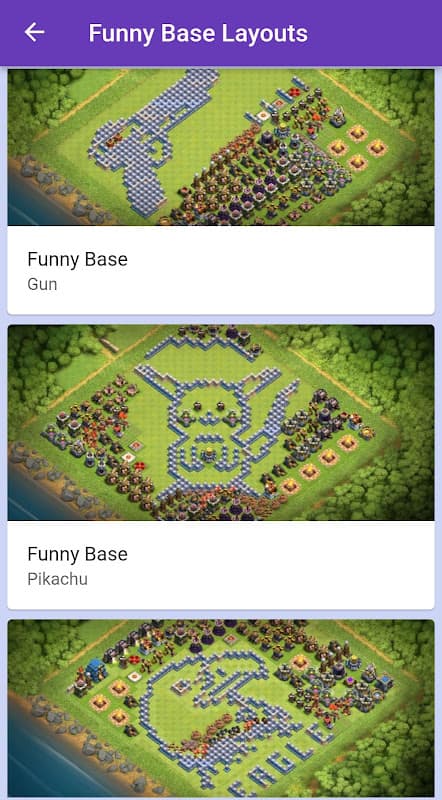 COC Base Layouts Design links screenshot 6