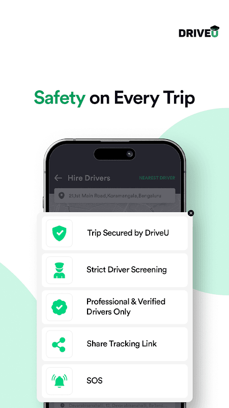 DriveU: Hire Driver for Car screenshot 6