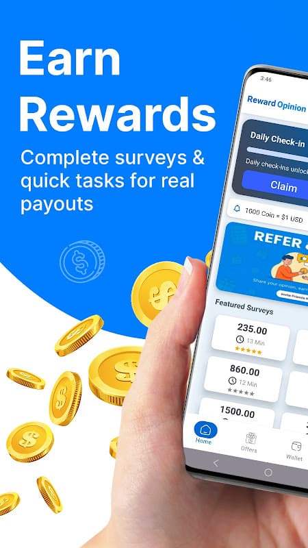 Earn Money App– Surveys & Task screenshot 1