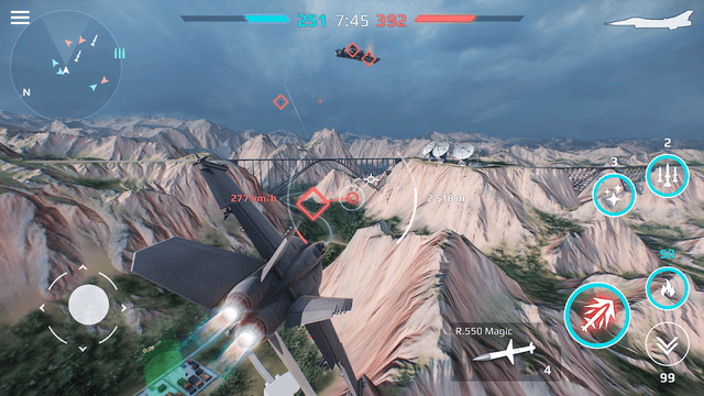 Sky Combat : Fighter Jet Games screenshot 2