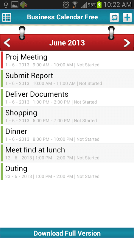 Business Calendar - Event Todo screenshot 4