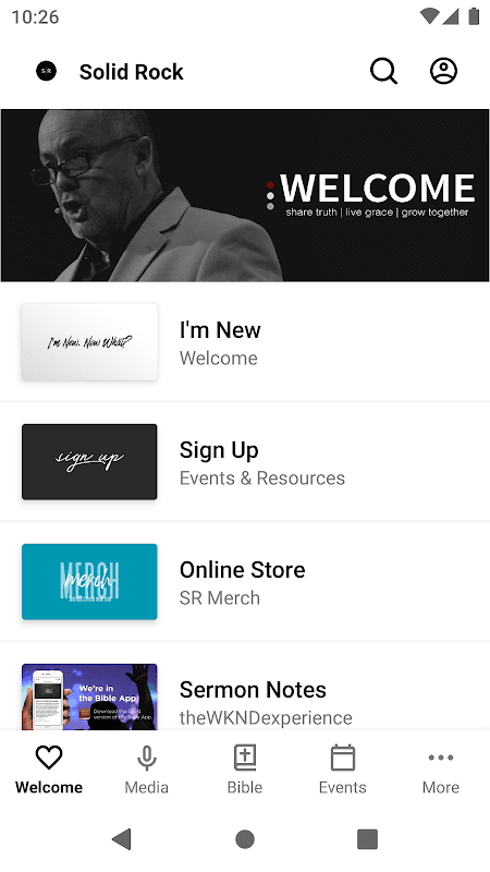 Solid Rock Church JC screenshot 1