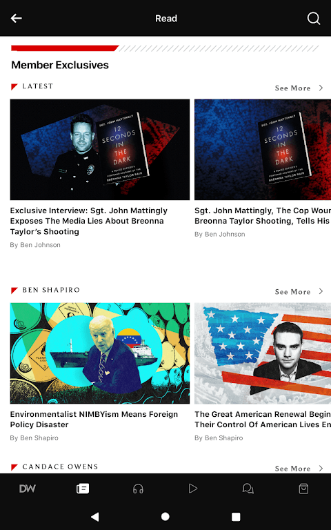 DailyWire+ screenshot 1
