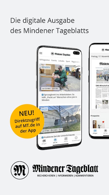 Mindener Tageblatt screenshot 1