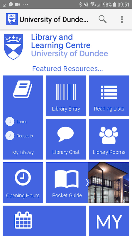 University of Dundee screenshot 1