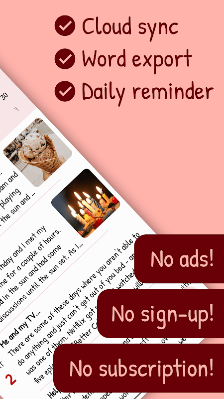 Diarium — Private Diary / Daily Journal screenshot 2