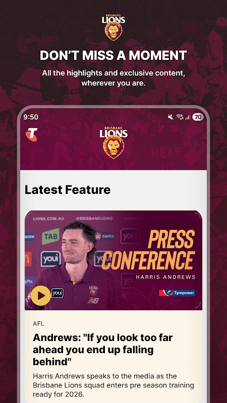 Brisbane Lions Official App screenshot 2