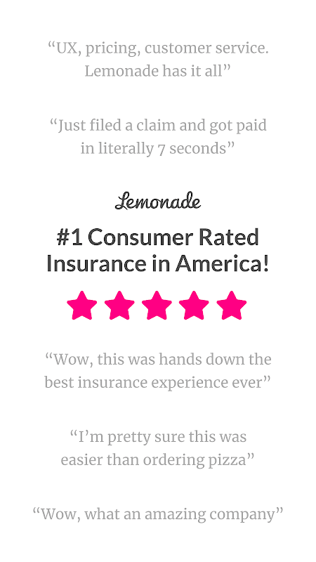 Lemonade: Homeowners & Renters Insurance screenshot 3