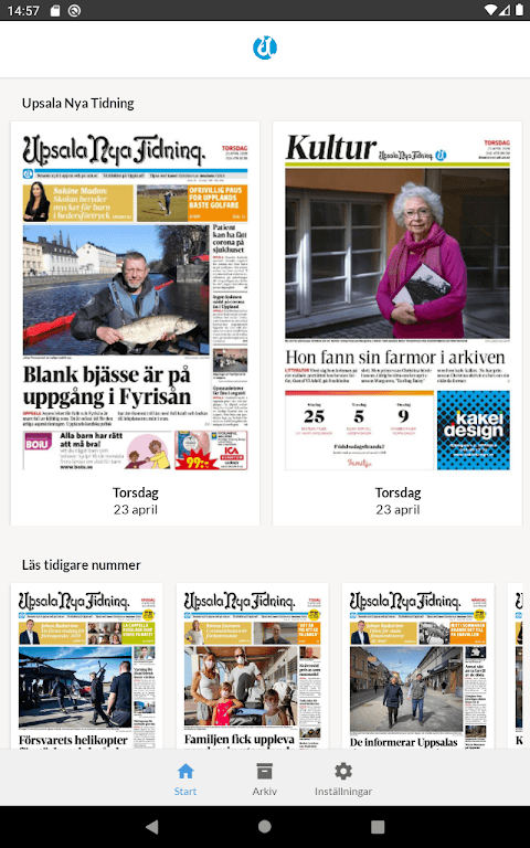 E-tidning UNT screenshot 3