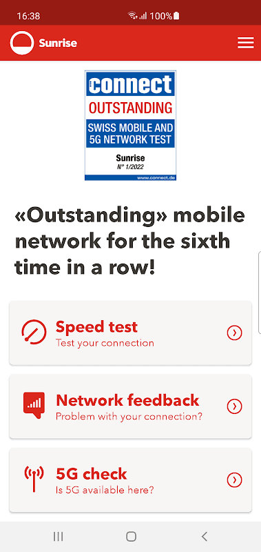 Sunrise Mobile Network screenshot 1